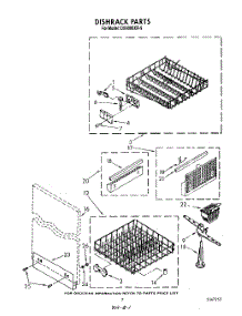 05 - Dish Rack parts for Whirlpool Dishwasher DU9000XR9 from AppliancePartsPros.com