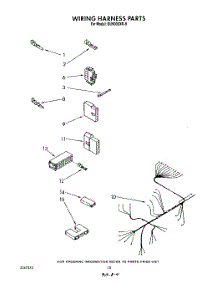 07 - Wiring Harness parts for Whirlpool Dishwasher DU9000XR9 from AppliancePartsPros.com