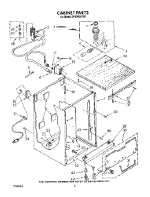 02 - Cabinet parts for Whirlpool Dishwasher DP8700XTN3 from AppliancePartsPros.com
