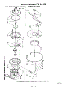 05 - Pump And Motor parts for Whirlpool Dishwasher DU7216XS0 from AppliancePartsPros.com