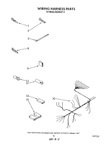07 - Wiring Harness parts for Whirlpool Dishwasher DU8500XT4 from AppliancePartsPros.com