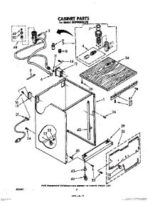 02 - Cabinet parts for Whirlpool Dishwasher GDP6880XLP0 from AppliancePartsPros.com