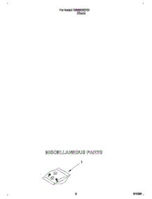06 - Miscellaneous parts for Whirlpool Dishwasher DU930QWDB3 from AppliancePartsPros.com