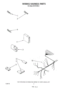 06 - Wiring Harness parts for Whirlpool Dishwasher DU7216XS2 from AppliancePartsPros.com