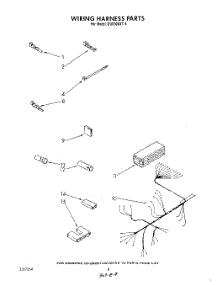 06 - Wiring Harness parts for Whirlpool Dishwasher DU8300XT5 from AppliancePartsPros.com