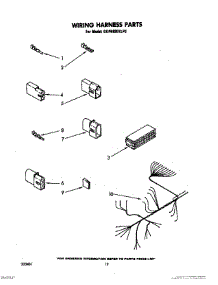 08 - Wiring Harness parts for Whirlpool Dishwasher GDP6880XLP0 from AppliancePartsPros.com
