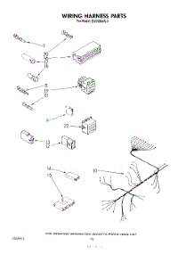 07 - Wiring Harness parts for Whirlpool Dishwasher DU7600XS2 from AppliancePartsPros.com