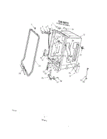 05 - Tub parts for Whirlpool Dishwasher DU1800XP3 from AppliancePartsPros.com
