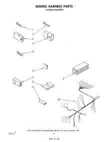 07 - Wiring Harness parts for Whirlpool Dishwasher DU5040XP1 from AppliancePartsPros.com