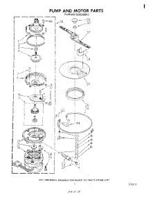 05 - Pump And Motor parts for Whirlpool Dishwasher DU4500XR0 from AppliancePartsPros.com