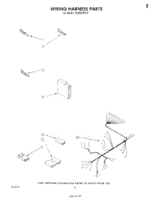 06 - Wiring Harness parts for Whirlpool Dishwasher DU4500XR0 from AppliancePartsPros.com