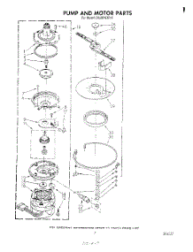 05 - Pump And Motor parts for Whirlpool Dishwasher DU3016XR0 from AppliancePartsPros.com