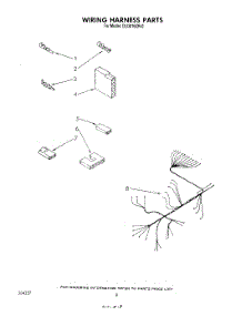 06 - Wiring Harness parts for Whirlpool Dishwasher DU3016XR0 from AppliancePartsPros.com