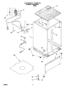 06 - Cabinet parts for Whirlpool Dishwasher DP920QWDB2 from AppliancePartsPros.com