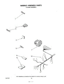07 - Wiring Harness parts for Whirlpool Dishwasher DU9500XS0 from AppliancePartsPros.com