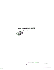 05 - Miscellaneous, Lit / Optional parts for Whirlpool Dishwasher TUD2000W1 from AppliancePartsPros.com