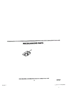 05 - Miscellaneous parts for Whirlpool Dishwasher DU9700XX0 from AppliancePartsPros.com