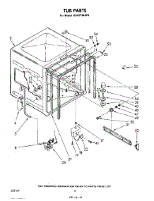 04 - Tub , Literature And Optional parts for Whirlpool Dishwasher GSHF7884P0 from AppliancePartsPros.com