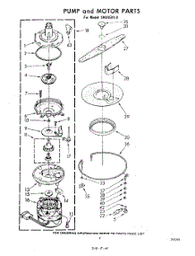 05 - Pump And Motor parts for Whirlpool Dishwasher SHU45010 from AppliancePartsPros.com