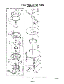 05 - Pump And Motor parts for Whirlpool Dishwasher DU1099XT2 from AppliancePartsPros.com