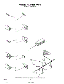 07 - Wiring Harness parts for Whirlpool Dishwasher GSHF7884P0 from AppliancePartsPros.com