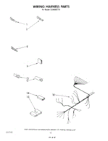 07 - Wiring Harness parts for Whirlpool Dishwasher DU8500XT0 from AppliancePartsPros.com