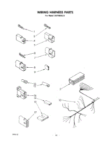 07 - Wiring Harness parts for Whirlpool Dishwasher DU7903XL0 from AppliancePartsPros.com