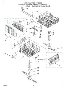 05 - Dishrack parts for Whirlpool Dishwasher DU940QWDQ6 from AppliancePartsPros.com