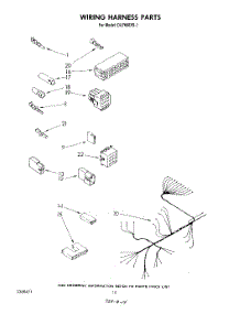 07 - Wiring Harness parts for Whirlpool Dishwasher DU7600XS1 from AppliancePartsPros.com