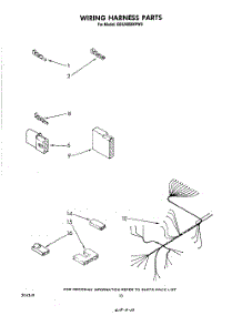 07 - Wiring Harness parts for Whirlpool Dishwasher GDU4050XPW0 from AppliancePartsPros.com