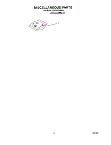 07 - Miscellaneous, Lit / Optional parts for Whirlpool Dishwasher DU830CWDB0 from AppliancePartsPros.com