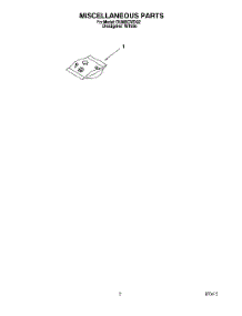 07 - Miscellaneous, Lit / Optional parts for Whirlpool Dishwasher DU806CWDQ2 from AppliancePartsPros.com