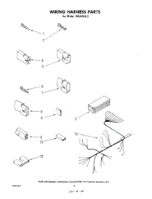 06 - Wiring Harness parts for Whirlpool Dishwasher SHU55042 from AppliancePartsPros.com