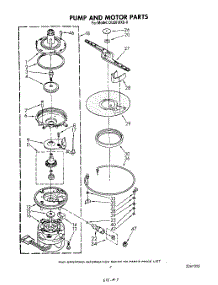 05 - Pump And Motor parts for Whirlpool Dishwasher DU2016XS0 from AppliancePartsPros.com