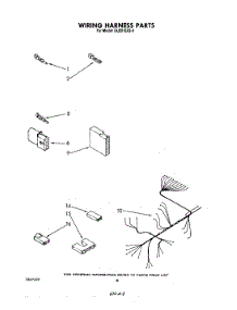 06 - Wiring Harness parts for Whirlpool Dishwasher DU2016XS0 from AppliancePartsPros.com