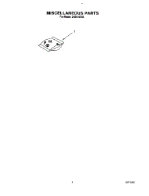 08 - Miscellaneous, Lit / Optional parts for Whirlpool Dishwasher DU8016XX4 from AppliancePartsPros.com