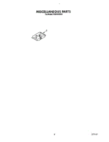 08 - Miscellaneous, Lit / Optional parts for Whirlpool Dishwasher DU8150XX0 from AppliancePartsPros.com