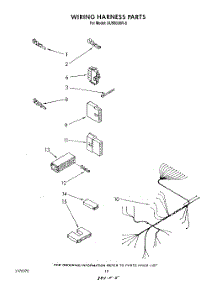 07 - Wiring Harness parts for Whirlpool Dishwasher DU9000XR8 from AppliancePartsPros.com