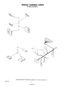 06 - Wiring Harness parts for Whirlpool Dishwasher DU1099XT1 from AppliancePartsPros.com
