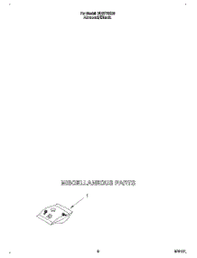 06 - Miscellaneous parts for Whirlpool Dishwasher DU8770XB0 from AppliancePartsPros.com