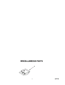 07 - Miscellaneous parts for Whirlpool Dishwasher DU8530XX1 from AppliancePartsPros.com