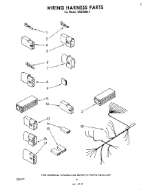 06 - Wiring Harness parts for Whirlpool Dishwasher SHU80041 from AppliancePartsPros.com