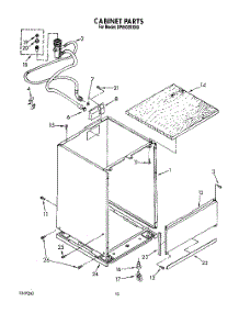 06 - Cabinet, Optional parts for Whirlpool Dishwasher DP8500XXN0 from AppliancePartsPros.com