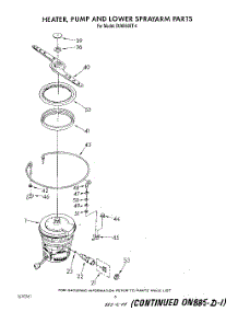 04 - Heater, Pump, And Lower Spray Arm parts for Whirlpool Dishwasher DU8550XT4 from AppliancePartsPros.com