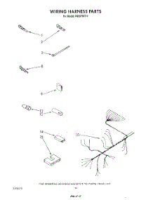 07 - Wiring Harness parts for Whirlpool Dishwasher DU8570XT0 from AppliancePartsPros.com