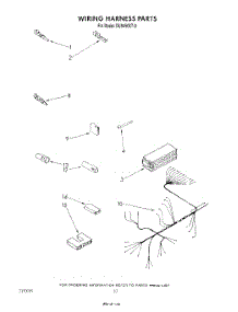 07 - Wiring Harness parts for Whirlpool Dishwasher DU9450XT0 from AppliancePartsPros.com