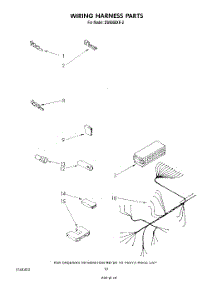07 - Wiring Harness parts for Whirlpool Dishwasher DU8000XR2 from AppliancePartsPros.com