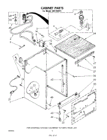 02 - Cabinet parts for Whirlpool Dishwasher SHF7884P2 from AppliancePartsPros.com