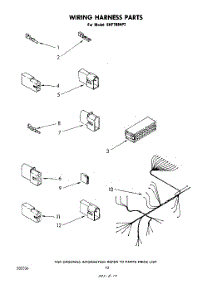 06 - Wiring Harness parts for Whirlpool Dishwasher SHF7884P2 from AppliancePartsPros.com