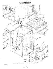 02 - Cabinet parts for Whirlpool Dishwasher DP8500XTN4 from AppliancePartsPros.com